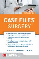CASE FILES SURGERY 5TH