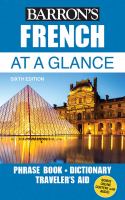 FRENCH AT A GLANCE 6TH
