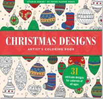 CHRISTMAS DESIGNS ARTIST'S COLORING BOOK