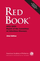 RED BOOK 2021 : REPORT OF THE COMMITTEE ON INFECTIOUS DISEASES