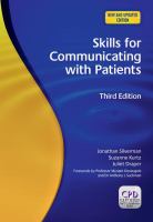 SKILLS FOR COMMUNICATING WITH PATIENTS 3RD
