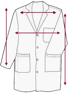 Lab Coat Measurement Chart