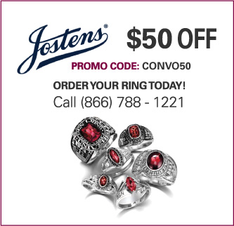 Jostens $50 off your grad ring order.