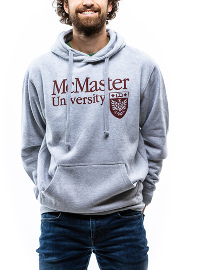 Classic Official Crest Hooded Sweatshirt - Grey