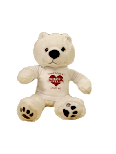 Somebody at McMaster Loves Me Plush Bear - #7662482