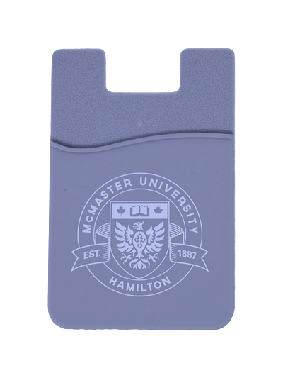 MCMASTER UNIVERSITY SILICONE CARD HOLDER WALLET - #7898062