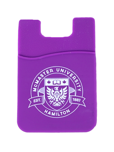 MCMASTER UNIVERSITY SILICONE CARD HOLDER WALLET - #7898071