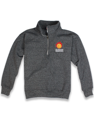 Engineering Salt & Pepper 1/4 Zip Sweatshirt - #7787859