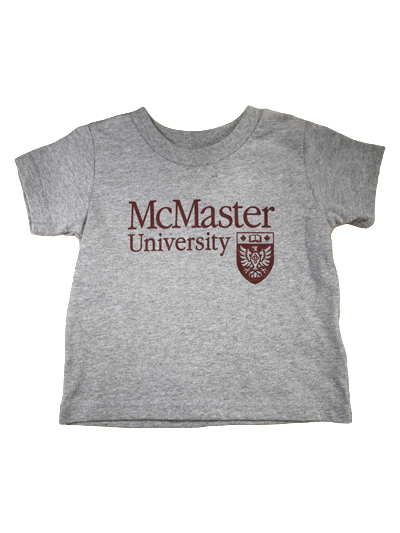 Toddler McMaster University Official Crest TShirt - #7672755
