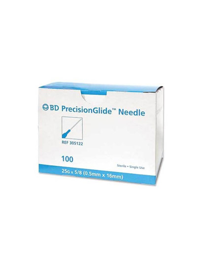 Precision Glide Needle 25G x 5/8"