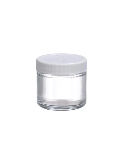 Clear Straight Sided Glass Jar 60ML