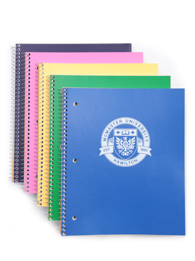 McMaster Circle Crest 1 Subject Notebook