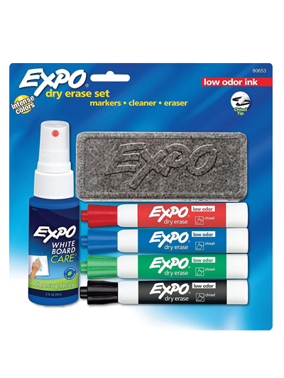 Expo Chisel Tip Dry Erase Marker Starter Set - #7327200