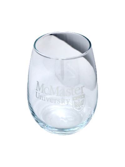 17oz Wine Glass Tumber- McMaster Official Crest