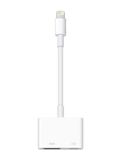 APPLE LIGHTNING TO HDMI ADAPTER MD826AM/A - #7377960