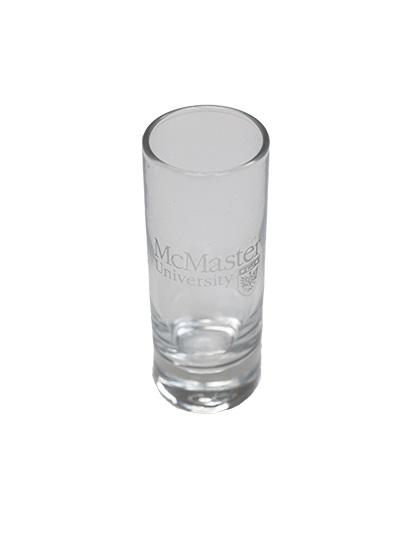 2oz. Shot Glass - McMaster Official Crest - #7654515