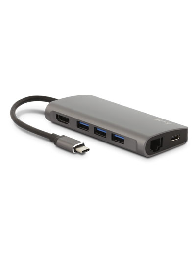 LMP 8-PORT USB-C MINI NETWORK DOCK - #7690299