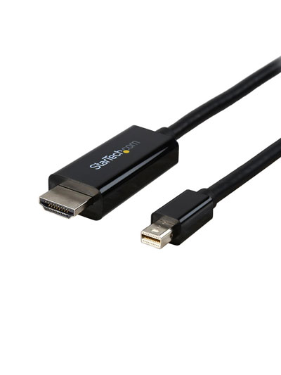 STARTECH MINI DISPLAYPORT TO HDMI CABLE 3FT - #7825818
