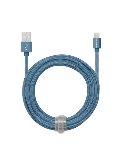 POWEROLOGY 10FT LIGHTNING BRAIDED CABLE - #7796634