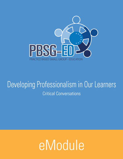 Developing Professionalism in our Learners: Critical Conversations eModule - #7842891