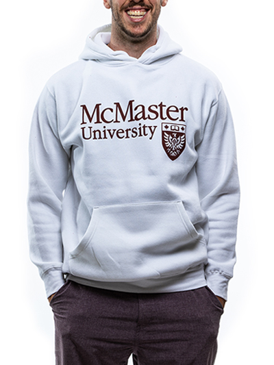 Classic Official Crest Hooded Sweatshirt - White  - #7824286