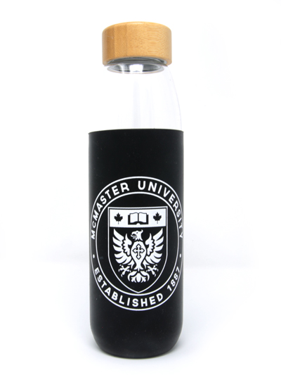 Kai Glass Water Bottle - Black - #7794390