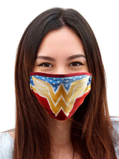 FACE MASK COVER ADULT WONDER WOMAN - #7841027