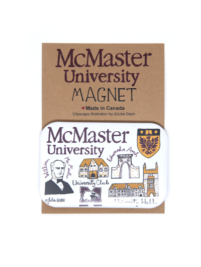 McMaster University Cityscape Magnet - #7812026