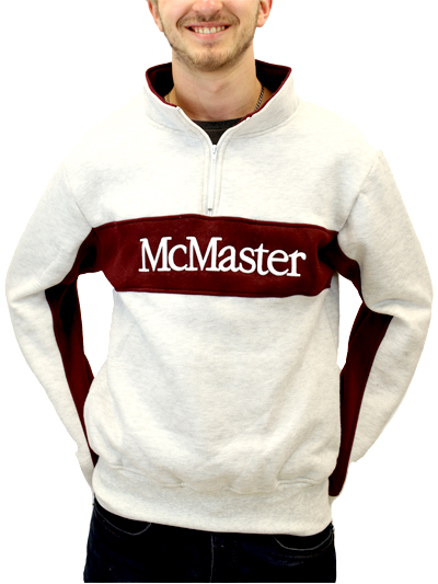 McMaster Puff Embroidered 1/4 Zip Sweatshirt