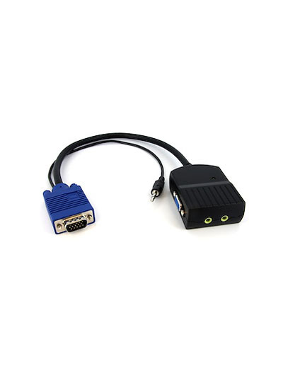 STARTECH 2PORT VGA SPLITTER W/AUDIO USB POWERED - #7743535