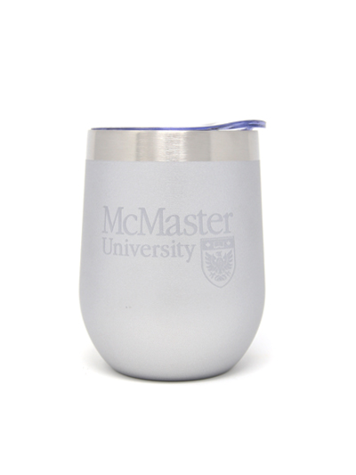 McMaster Official Crest 12 OZ Traveller Mug