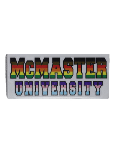 McMaster Pride Adhesive Decal - #7870091