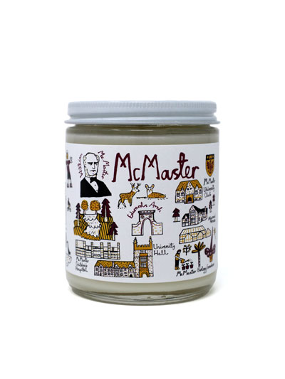 McMaster Cityscape Maple Candle