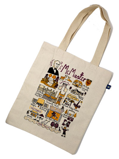 McMaster Cityscape Large Tote Bag  - #7880873
