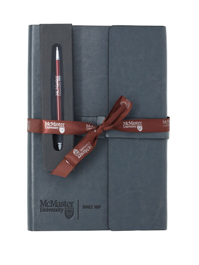 McMaster Leather Notebook & Pen Gift Set