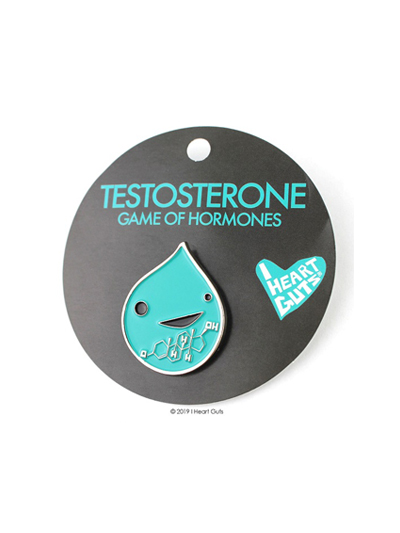 Testosterone Lapel Pin