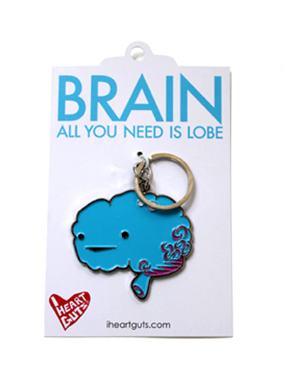 Brain Keychain - #7646013