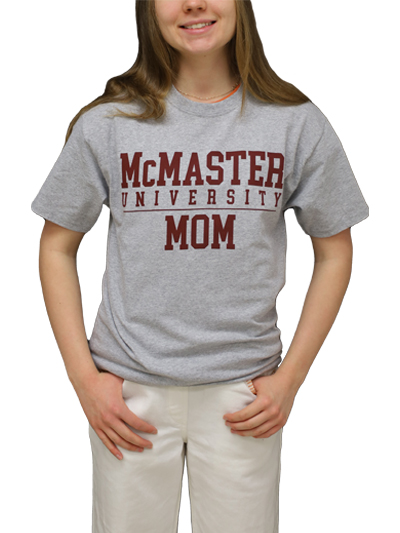 McMaster Mom Short Sleeve TShirt- Gray - #7894279