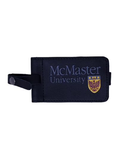 McMaster Crested Luggage Tag