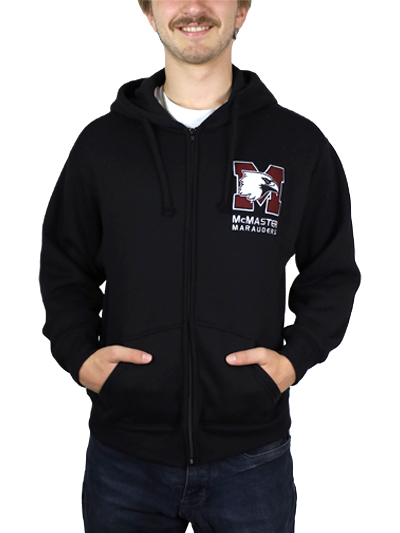 McMaster Marauders Oversize Full Zip Hooded Sweatshirt  - #7881085