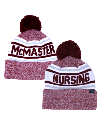 McMaster Nursing Tailgate Beanie Toque with Pom - #7890280