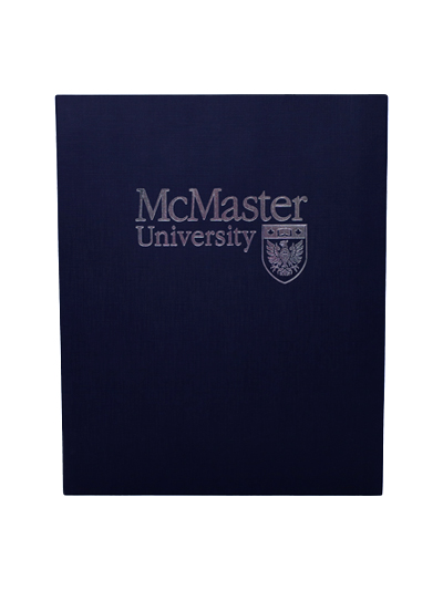Official Crest Linen Two Pocket Folder - #7791773