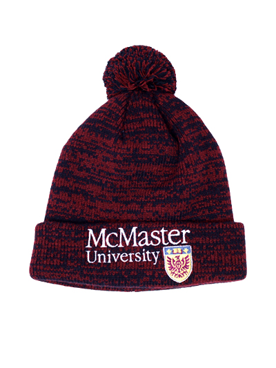 McMaster Official Crest Maroon Pepper Toque - #7886811