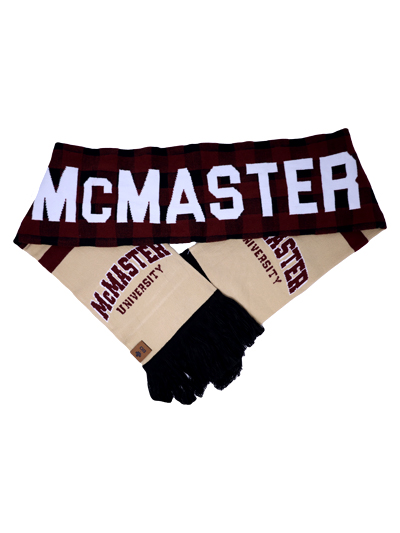 McMaster University Plaid Scarf - #7886786