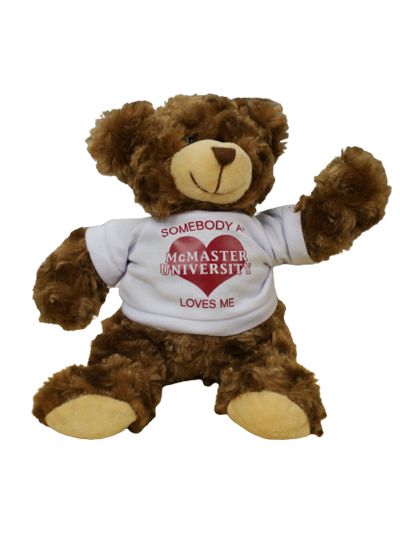 Somebody at McMaster Loves Me Plush Bear - #7907164