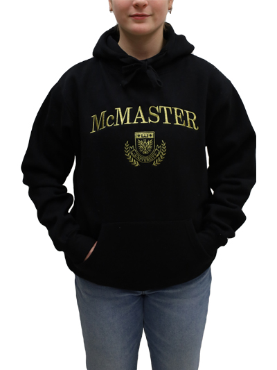 McMaster Hooded Sweatshirt with Gold Embroidery - #7819203