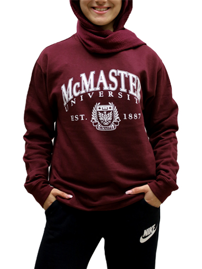 McMaster University Crewneck with Crest Design - #7902203