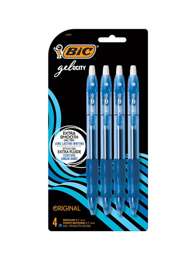 BIC Gelocity Retractable Gel Pen - #7687372