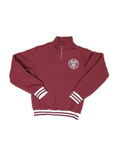 Youth circle crest 1/4 zip sweatshirt - #7927577