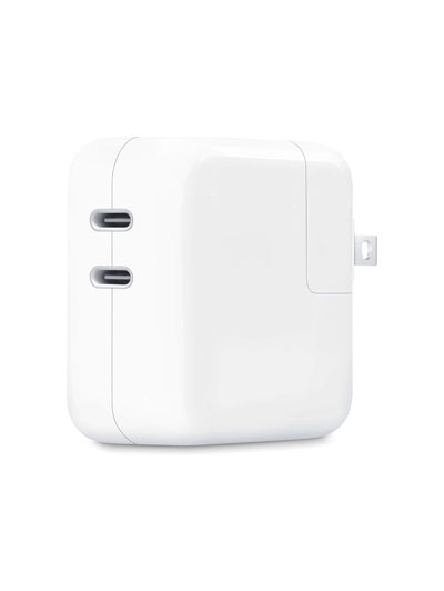 Apple 35W Dual USB-C Port Compact Power Adapter - #7966841